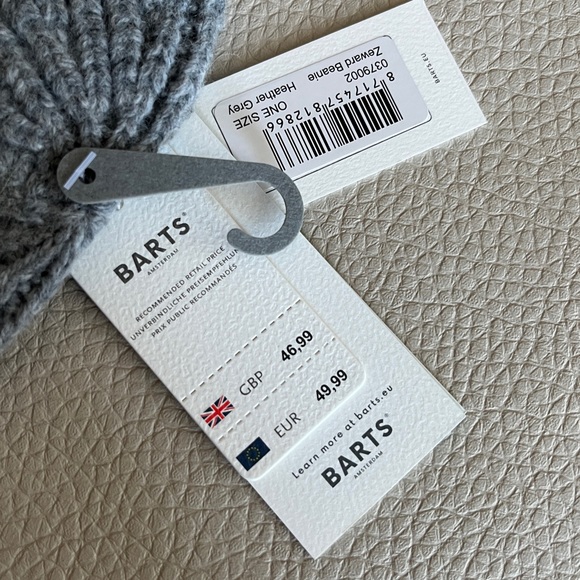 NWT - Barts Adult Wool Blended Ribbed Knit Beanie - Picture 6 of 6